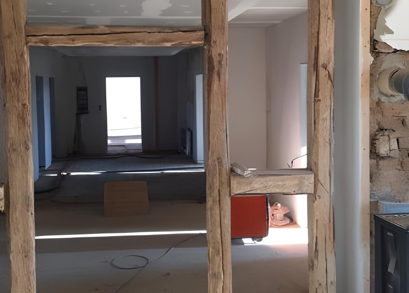 Raum, der gerade renoviert wird